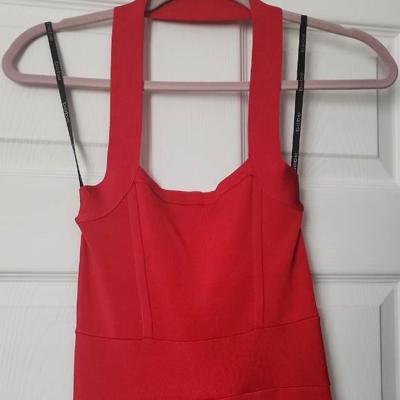 bebe Red Backless Dress - Picture 7 of 12